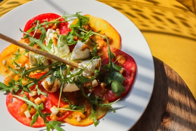 Tomatoes carpaccio